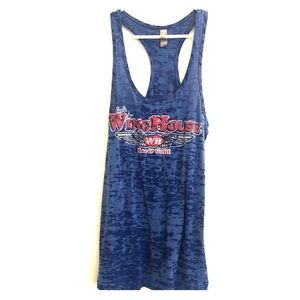 Winghouse burnout tank top Small